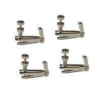 4Pcs Violino Guide Dito Accordatori Per Violino Full Size Violino Tuner Set Violino Accordatori Fine Tuners Violino Parti di Ricambio