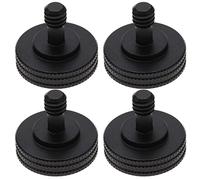 4pcs Viti a Orecchio Vite per Treppiede Macchina Fotografica a Sgancio Rapido 1/4 Pollice Adattatore per Bullone Treppiede Supporto a L per Treppiedi Registratori Videocamere Fotocamere