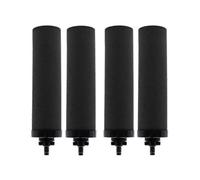 4pcs Water Filter Replacement for Berkey Black Activated Carbon Bb9-2 Filters for Gravity-fed Water Filter System