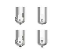 4pcs Wavy Blade Tip,Engraving Tip,Debossing Tip and Perforation Blade Tip for Cricut Maker 3 QuickSw