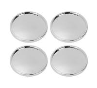 4Pcs Wheel Hub Center Caps Replacement，62mm OD 47.5mm ID Replacement，Waterproofing Multifunctional Auto Hubcaps Car Accessories，for Auto Vehicle (Silver)