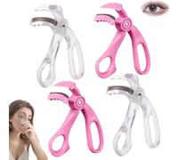 4pcs Wide-Angles Eyelash Curler with Comb,Wide Fit Lash Curler