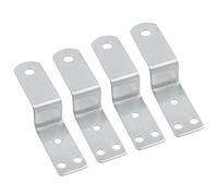 4pcs Z staffe per montaggio, staffa angolare a forma di z, staffe di piccole per mobili in legno