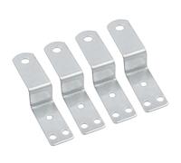 4pcs zlette Z per montaggio, staffa angolare a forma di z, staffe di piccole staffe di metallo per mobili per la cornice in legno staffa angolare, per montaggio, clip, piccoli, me