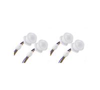 4Pezzi Interruttore Della Luce del Sensore di Movimento 110-220V Sensore PIR Ritardo di Rilevamento Intelligente Rivelatore di Induzione A Infrarossi