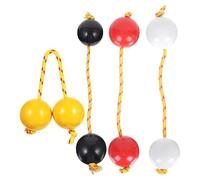 4Pezzi Kashaka Shaker Africano Doppia Zucca ABS, Percussione | Effetto Sabbia Realistico, Toni Nitidi e Chiari, Tecnica Rotazione Dita, Viaggio e Spettacoli