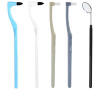 4pezzi Smacchiatore Denti Professionale +1PCS Speculum Orale, Rimuovi Tartaro Denti Per Caffè, Tè, Tabacco, Cola Bevande Macchie Pulizia Denti Tartaro per Sbiancante Denti per Apparecchi Ortodontic