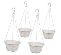 4pezzi Vasi Sospesi Per Piante Vasi Da Appendere Pvc Leggero E Resistente Per Interni Ed Esterni Con Design Di Drenaggio Ideali Per Balcone E Giardino