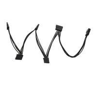 4Pin IDE 1 to 5 SATA 15Pin Hard Drive Power Supply Splitter Cable for