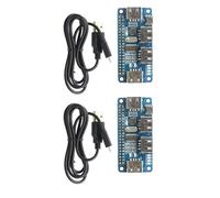 4Port Hub USB HAT Scheda di espansione con adattatore UART per Raspberry 3B/3B+ Con Cavo Adattatore Hub Scheda Con Convertitori UART