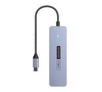 4Port USB C Hub Alluminio USB3.2 Expander 10Gbps Adattatore di Trasferimento Dati Per Laptop Desktop PC Telefoni Cellulari Dispositivi Tipo C A