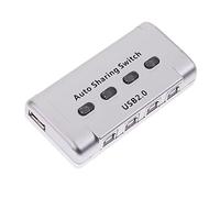 4Ports USB 2.0 Auto Sharing Switch HUB Selettore Switcher per Stampante Scanner