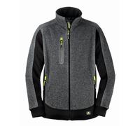 4PROTECT Betrschutz giacca in pile Maine nero/bianco melange M