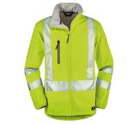 4PROTECT Giacca softshell ad alta visibilità Tyler giallo fluorescente 4XL