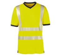 4PROTECT Maglietta ad alta visibilità Miami giallo fluorescente/grigio 5XL