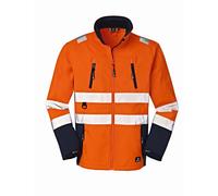 4PROTECT Warning betrsgiacca softshell protettiva Pittsburgh arancione fluorescente/navy 3XL