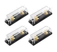 4pz 0/2/4 Misura ANL Fusibile Supporto Blocco con 250A Fusibile Trasparente Nero