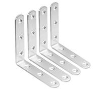 4pz 100mmx100mmx20mm Staffa angolare forma L elemento fissaggio staffa