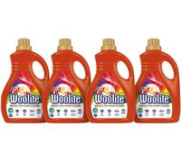 4pz 1500 ml Lip Woolite Detersivo Lavatrice Capi Colorati, con Cheratina