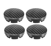 4pz 53mm 56mm Ruota Centro Mozzo Cappucci Coprimozzo Coperture Universale Nero
