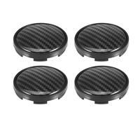 4pz 60.5mm 63mm Ruota Centro Mozzo Cappucci Coprimozzo Coperture Nero