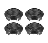 4pz 61mm 64mm Ruota Centro Mozzo Cappucci Coprimozzo Coperture Universale Nero