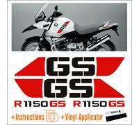 4pz Adesivi Nero Rosso Compatibili con BMW R 1150 GS ADVENTURE R1150 R1150GS