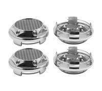 4pz argentato 68mm diam 4 graffe pneumatico ruota mozzo centra coperchio Caps