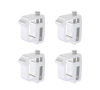 4pz Argento Tono Kit montaggio Morsetti per Camion Cappuccio Alloggiamento