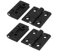 4pz Armadio Per Uso Domestico In Alluminio Cerniere Per Porte Nero 50x50mm