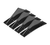 4pz Auto Diffusore Squalo Pinna Spoiler Carbonio Fibra Modello 15x5.4cm
