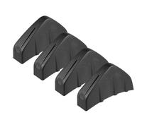 4pz Auto Diffusore Universale Squalo Pinna Spoiler Nero