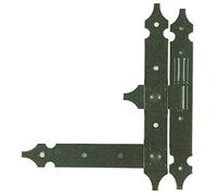 4PZ CERNIERA FERRO BATTUTO ART. 6264 ALA VERTICALE E ORIZZONTALE CM. 25 Nextradeitalia