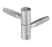 4PZ CERNIERA TIPO ANUBA 119 AGB ACCIAIO CROMATO OPACO MM13