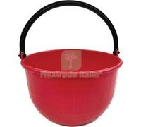 4PZ CESTA RACCOLTA TONDA PPL ROSSO LT 14: