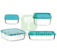4PZ CONTENITORI "FRIGOVERRE CLASSIC" RETTANGOLARI CM.26X21 CL.300: