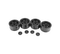 4PZ di Plastica Beadlock 2.2 Mozzo Ruota Cerchioni per 1/10 RC Crawler Auto Axial SCX10 Wraith Capra RR10 per TRX4 D90