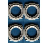 4pz distanziali per ruote (spessore 15mm ) Fiat 500 con attacco originale