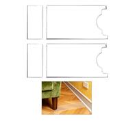 4pz Distanziatori Divano Muro Trasparenti, Distanziatori Mobili Universali in Acrilico per Prevenire Rischi di Incendio da Riscaldatori e Mantenere Spazio per le Prese di Corrente