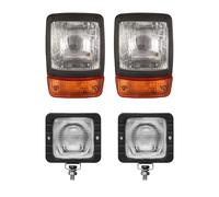 4Pz Fari Anteriori E Fari Di Lavoro Per JCB Escavatore 3C 3CX 3D 3DX 4C 4CN