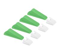 4pz Fermaporta Fermaporte Gomma Cuneo Largo Porta Cuneo Robusto Verde