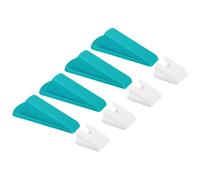 4pz Fermaporta Fermaporte Gomma Fermaporta Cuneo Largo Porta Cuneo Robusto Blu