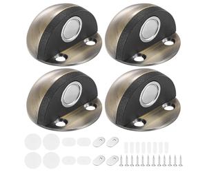 4pz Fermaporte Pavimento, 1" Magnetico Mezza Cupola [Verde Bronzo]