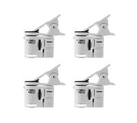 4pz Fotocamera Universale con Zoom 60X con Microscopio Tascabile per Telefono In ABS con Luce LED Portatile per Smartphone