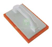 4PZ FRATTONE GOMMA ARANCIO BASE PLASTICA S. H.MM 15 MM 240X100: