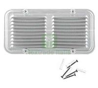 4PZ GRIGLIA AERAZIONE RETTANGOLARE IN ALLUMINIO CM.36X14H.: