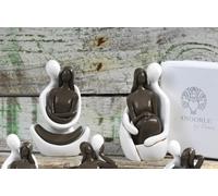 4pz Innamorati stilizzati 11 cm resina, disponibile in 2 assortimenti, Gift Box