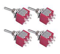 4Pz Interruttori A Tampone DPDT ON/OFF/ON 6 Pin 250V 2A 120V 5A M5T8