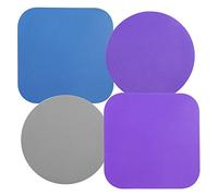 4pz Jar Opener Pad, Sottobicchieri Antiscivolo Gomma Pinze per Apri Barattoli Sottobicchiere da Cucina per Anziani che Soffrono di Bambini Donne Mani Deboli (Blu, Grigio, Viola)