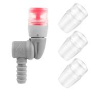 4pz Kit di Sostituzione della Valvola di Morso, Accessori Ricambio per Boccaglio in Silicone Include 1 Connettore Ugello e 3 Ugelli Trasparenti Compatibili con Camelbak Sacca di Idratazione